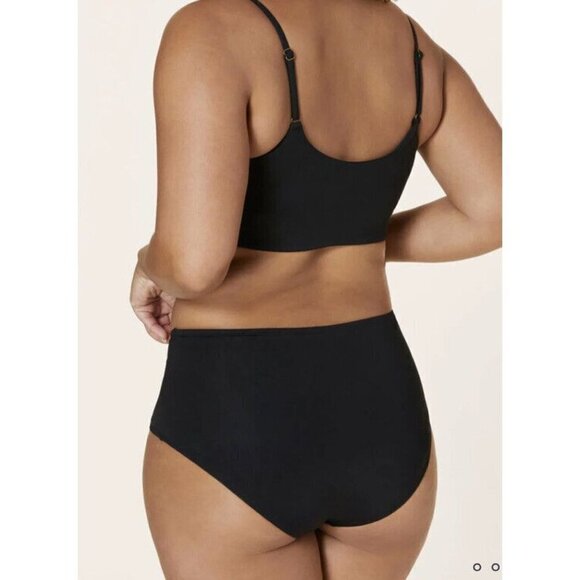 ANDIE High Waisted Bikini Bottom Women's Size XXL Grey NWTS New AB301 2XL G - Picture 6 of 9